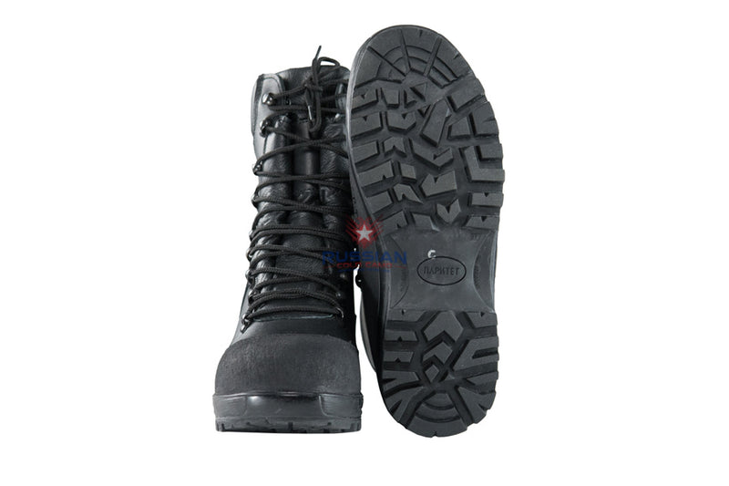 Russian Army VKPO (VKBO) Winter Leather Boots Black