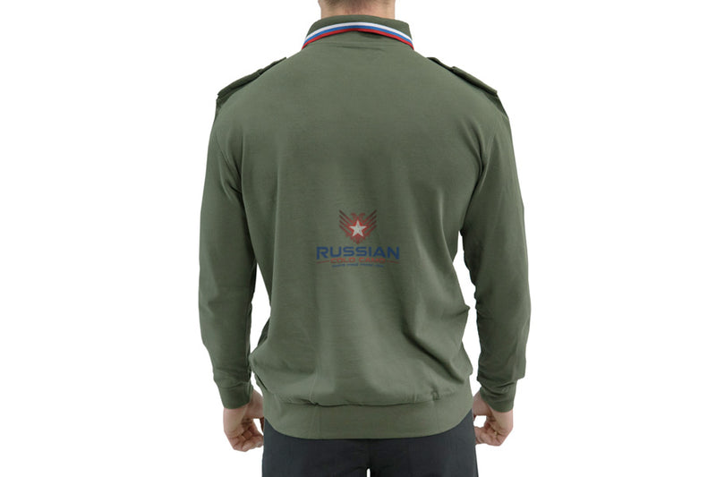Russian Army Center of Defense Polo Long Sleeve Olive