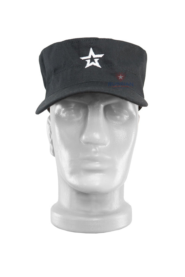 Russian Army Cap With Star Black