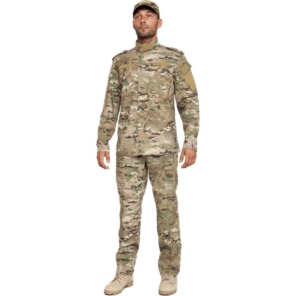 The ceremonial clothing and military clothing of a desert