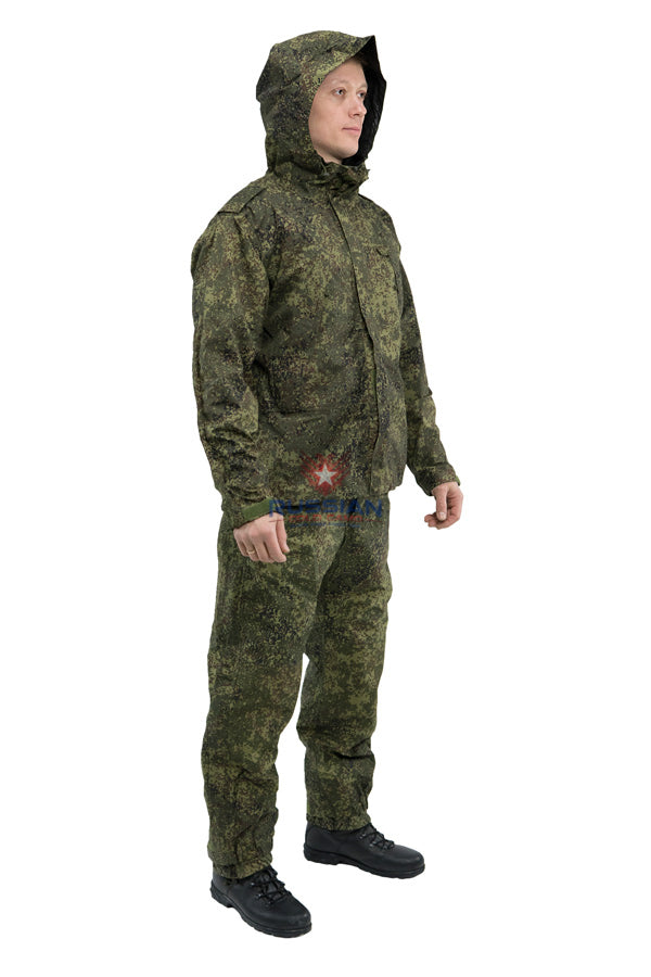 Russian Army VKPO (VKBO) Layer 6 Water Proof and Wind Proof Suit EMR (Digital Flora)