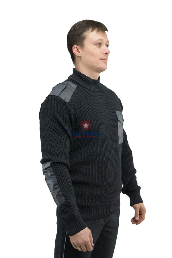 Russian Army Sweater Black