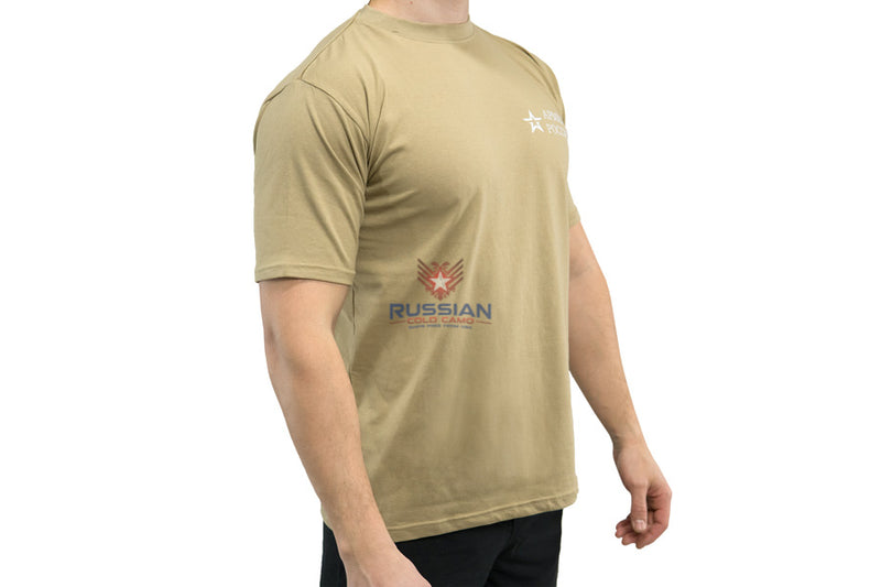Russian Army T-Shirt With Star Olive