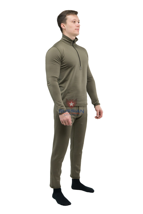 Russian Army VKPO (VKBO) Layer 2 Underwear Long Fleece Khaki