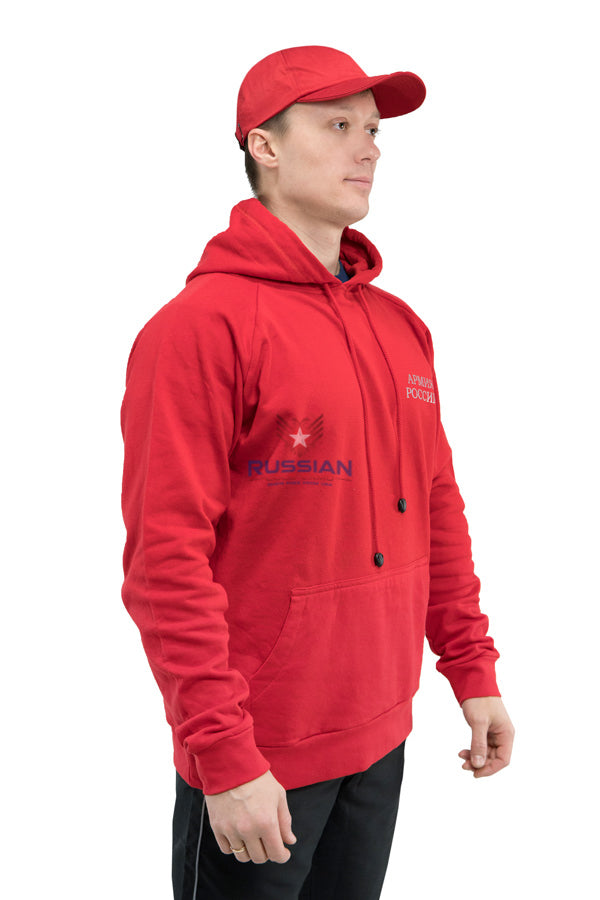 Russian Army Hoodie Red