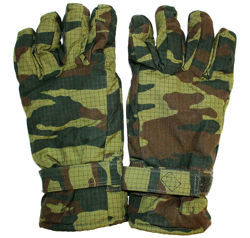 Large Vintage 1990s Camouflage Camo Work Hunting Gloves -  Sweden